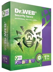 Купить Антивирус Dr.Web Security Space Pro 1 год, 1 ПК (BHW-B-12M-1-A3) / Народный дискаунтер ЦЕНАЛОМ