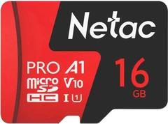 Купить Карта памяти microSDHC Netac P500 Extreme Pro 16 ГБ + адаптер SD / Народный дискаунтер ЦЕНАЛОМ