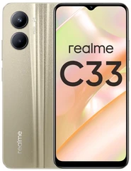 Купить Смартфон 6.5" Realme C33 4/64GB Sandy Gold / Народный дискаунтер ЦЕНАЛОМ