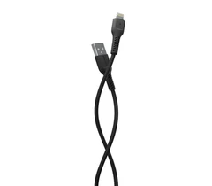 Купить Кабель More choice K16i USB 2.0 Am - Lightning 8-pin, 1 м, черный / Народный дискаунтер ЦЕНАЛОМ