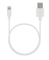 Купить Кабель Maxvi MC-03 USB 2.0 Am - Lightning 8-pin, 1 м, белый / Народный дискаунтер ЦЕНАЛОМ