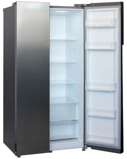 Холодильник Бирюса SBS 587 I, нержавеющая сталь 