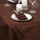 Набор столового белья АРТПОСТЕЛЬ Шарлотта шоколад (скатерть: 150х150 см, 6 салфеток: 35х35 см) вид 2